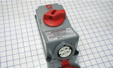 Mennekes Electrical Products Plugs & Receptacles ME420MI7 - 20A 4W 480V Mechanical Interlock (ME420MI7)