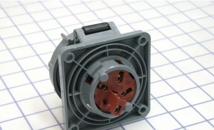 Mennekes Electrical Products Plugs & Receptacles ME420R5W - Receptacle, 20A, 3P-4W, 600V, Watertight (ME420R5W)