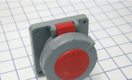 Mennekes Electrical Products Plugs & Receptacles ME420R7W - Receptacle, 20A, 3P-4W, 480V, Watertight (ME420R7W)