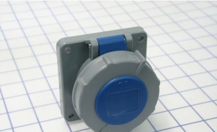 Mennekes Electrical Products Plugs & Receptacles ME420R9W - Receptacle, 20A, 3P-4W, 250V, Watertight (ME420R9W)