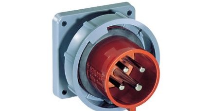 Mennekes Electrical Products Plugs & Receptacles ME430B12W - Inlet, 30A, 3P-4W, 125/250V, Watertight (ME430B12W)