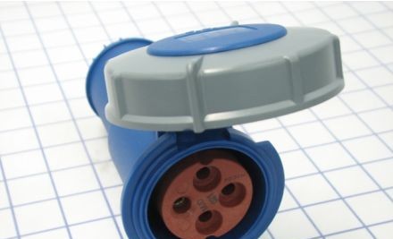 Mennekes Electrical Products Plugs & Receptacles ME430C9W - Connector, 30A, 3P-4W, 250V, Watertight (ME430C9W)