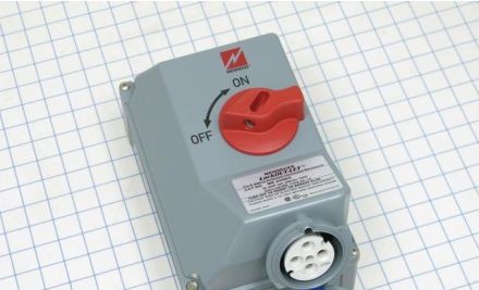 Mennekes Electrical Products Plugs & Receptacles ME430MI9 - 30A 4W 250V Mechanical Interlock (ME430MI9)