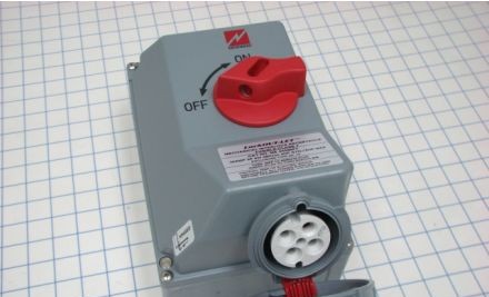 Mennekes Electrical Products Plugs & Receptacles ME430MIF7 - 30A 4W 480V Mechanical Interlock Receptacle (ME430MIF7)