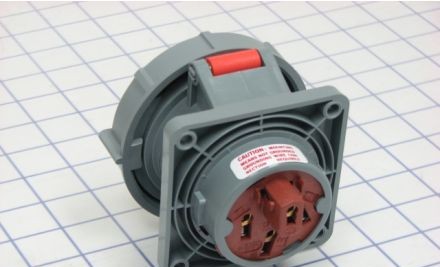 Mennekes Electrical Products Plugs & Receptacles ME430R12W - Receptacle, 30A, 3P-4W, 125/250V, Watertight (ME430R12W)