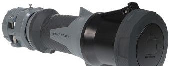 Mennekes Electrical Products Plugs & Receptacles ME460C5W - Connector, 60A, 3P-4W, 600V, Watertight, Black (ME460C5W)