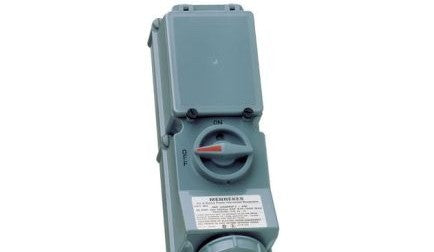 Mennekes Electrical Products Plugs & Receptacles ME460MIF9-JW - 60A 4W 250VAC Interlock Receptacle With (ME460MIF9-JW)
