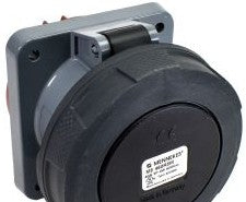 Mennekes Electrical Products Plugs & Receptacles ME460R5W - Receptacle, 60A, 3P-4W, 600V, Watertight, Black (ME460R5W)