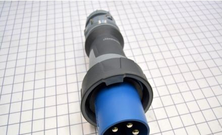 Mennekes Electrical Products Plugs & Receptacles ME5100P9W - Plug, 100A, 4P-5W, 120/208V, Watertight, Blue (ME5100P9W)