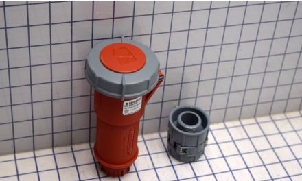 Mennekes Electrical Products Plugs & Receptacles ME520C7W - Connector, 20A, 4P-5W, 277/480V, Red (ME520C7W)