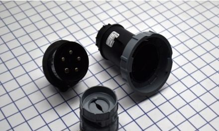 Mennekes Electrical Products Plugs & Receptacles ME530P5W - Plug, 30A, 4P-5W, 347/600V, Watertight, Black (ME530P5W)