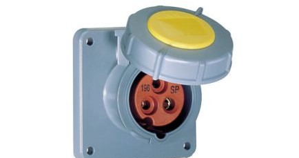 Mennekes Electrical Products Plugs & Receptacles ME530R5W - Receptacle, 30A, 4P-5W, 347/600V, Watertight (ME530R5W)
