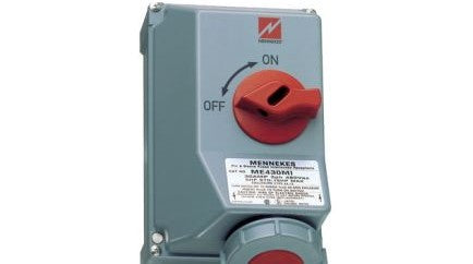 Mennekes Electrical Products Plugs & Receptacles ME560MIF7 - 60A 5W 277/480V Mechanical Interlock Receptacle (ME560MIF7)