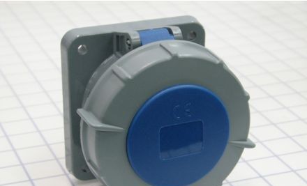 Mennekes Electrical Products Plugs & Receptacles ME560R9W - Receptacle, 60A, 4P-5W, 120/208V, Blue (ME560R9W)
