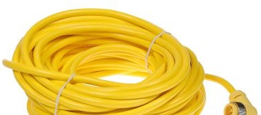 Mencom Miscellaneous MIN-3MPX-50-R - 3 PL R/A MAL PLUG 18AWG 50ft. (MIN-3MPX-50-R)