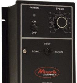 Minarik Drives Drives MM301A - 1Q SCR NEMA4X Dual 10A w/ Iso, Pot Incl. (MM301A)