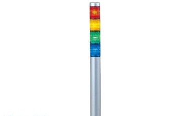 Patlite Visual Signaling Devices MP-402-RYGB - Continuous light, NPN & PNP open collector (MP-402-RYGB)