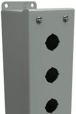 Hammond Manufacturing Enclosures MPB3 - Pushbutton Enclosure, 3-Hole, 22mm, Steel, NEMA (MPB3)