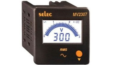 Altech Panel Meters & Gauges MV2307-110V-CU - Volt Meter, 72x72, LCD (MV2307-110V-CU)