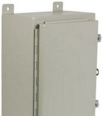 Wiegmann Enclosures N12161608 - N12 Single Door Wall-Mount 16X16X8 Carbon Steel (N12161608)