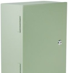 Wiegmann Enclosures N1C201606LP - N1 Hinged-Cover 20X16X6 Carbon Steel - Gray (N1C201606LP)