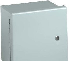 Wiegmann Enclosures N1C202408LP - N1 Hinged-Cover 20X24X8 Carbon Steel - Gray (N1C202408LP)
