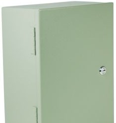 Wiegmann Enclosures N1C242408LP - N1 Hinged-Cover 24X24X8 Carbon Steel - Gray (N1C242408LP)