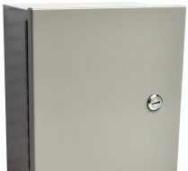 Wiegmann Enclosures N1C243008LP - N1 Hinged-Cover 24X30X8 Carbon Steel - Gray (N1C243008LP)