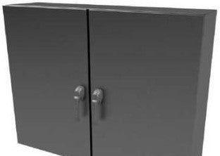 Wiegmann Enclosures N412D243608SSC - N412 DBL DR WALL MNT ULT 24X36X08 304SS (N412D243608SSC)