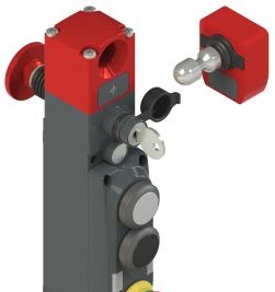 Pizzato Safety Switches NG2D6D411D-F31 - RFID Safety switch with solenoid NG series (NG 2D6D411D-F31)