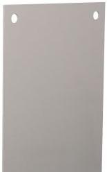 Wiegmann Enclosures NP4230 - Back Panel N1/3R/4/12 39X27 Carbon Steel - White (NP4230)
