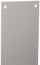 Wiegmann Enclosures NP7230 - Back Panel N1/3R/4/12 69X27 Carbon Steel - White (NP7230)
