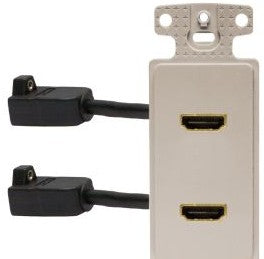 Bryant Electric Jacks NS802LA - Plate, Frame,Decorator,W/2Hdmi,Ff,La (NS802LA)