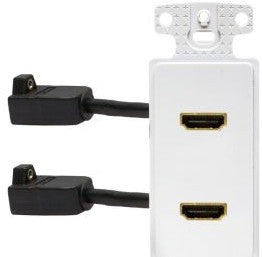 Bryant Electric Jacks NS802W - Plate, Frame,Decorator,W/2Hdmi,Ff,Wh (NS802W)