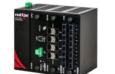 Red Lion Ethernet Switches NT24K-DR16-DC - Fully Managed Industrial Ethernet Switch (NT24K-DR16-DC)