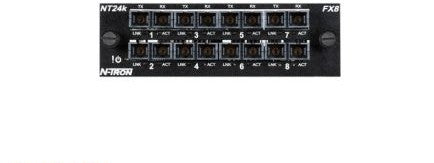 Red Lion Ethernet Switches NT24K-FX8-ST - NT24k Slide in module with (8)100BaseFX (NT24K-FX8-ST)