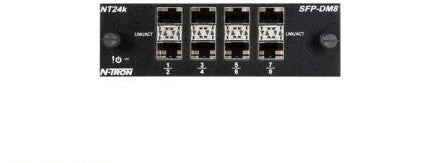 Red Lion Ethernet Switches NT24K-SFP-DM8 - NT24k Slide in module with (8) Dual Mode (NT24K-SFP-DM8)