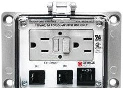 Grace Technologies Remote Access Interfaces P-R13#2-K3RF3 - Panel Interface Connector with Category 5 (P-R13#2-K3RF3)