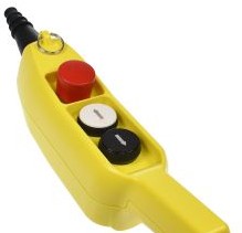 ASI-Automation Systems Interconnect Switches P03CD - 3 Button Pistol Grip Pendant Station, High Power, 2 (P03CD)