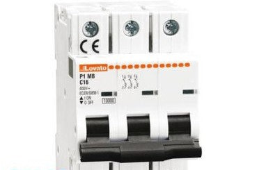 Lovato Circuit Breakers P1MB3PB20 - Miniature Circuit Breaker 3P B 20A (P1MB3PB20)