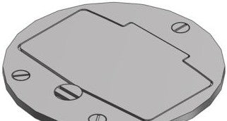 Steel City P60GFCI-AL - Cover Plate for Flush Service Floor Boxes, 4 (P60GFCI-AL)