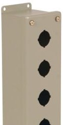 Wiegmann Enclosures PB5 - N4 30.5 MM 5 Pushbutton Enclosure 12.5X3.2X2.7 Carbon (PB5)