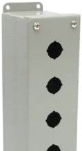 Wiegmann Enclosures PBGX4 - N12 22.5 MM 4 Pushbutton Enclosure 8.8X2.7X3.5 (PBGX4)