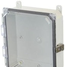 Hammond Manufacturing Enclosures PCJ864CCL - Polycarb 8X6X4 Latch Clr w/Feet (PCJ864CCL)