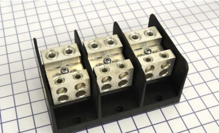 Ilsco Power Distribution Blocks PDB-24-500-3 - Distribution Block, 3-P, 760A, Bx/Bx Line: (PDB-24-500-3)