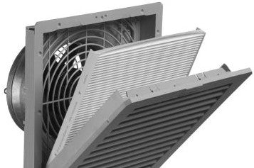 Hammond Manufacturing Fans PF43000T12LG24 - 169 CFM FILTER FAN T12 (PF43000T12LG24)