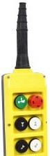 ASI-Automation Systems Interconnect Switches PLB08D6-E - 8 Button Crane Pendant Station, Double Row, 6 (PLB08D6-E)