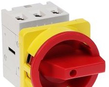 IMO Disconnect Switches PM69-3080-RY64 - Panel Mount Isolator 3 Pole 80A Supplied (PM69-3080-RY64)