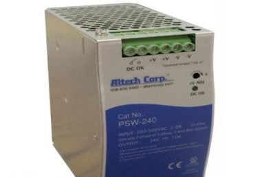 Altech Power Supplies PSW-24048 - Power Supply, 48VDC, 5A, 1Ph, 240W (PSW-24048)