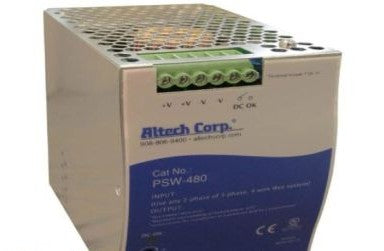 Altech Power Supplies PSW-48048 - Power Supply, 48VDC, 10A, 1Ph, 480W (PSW-48048)